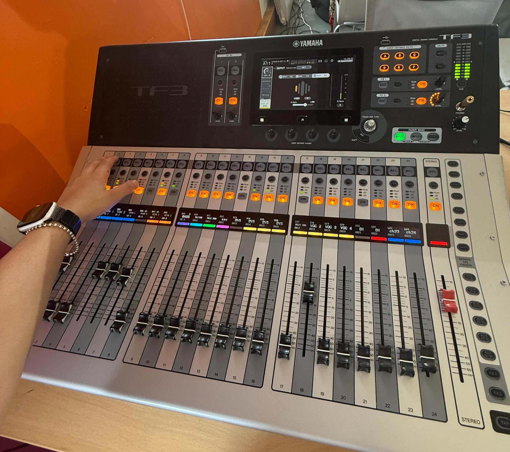 Church Event Using Yamaha TF3